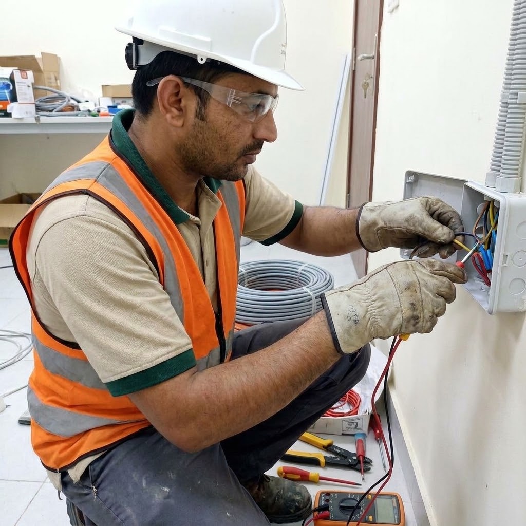 Electrician Work and Electrical Fittings