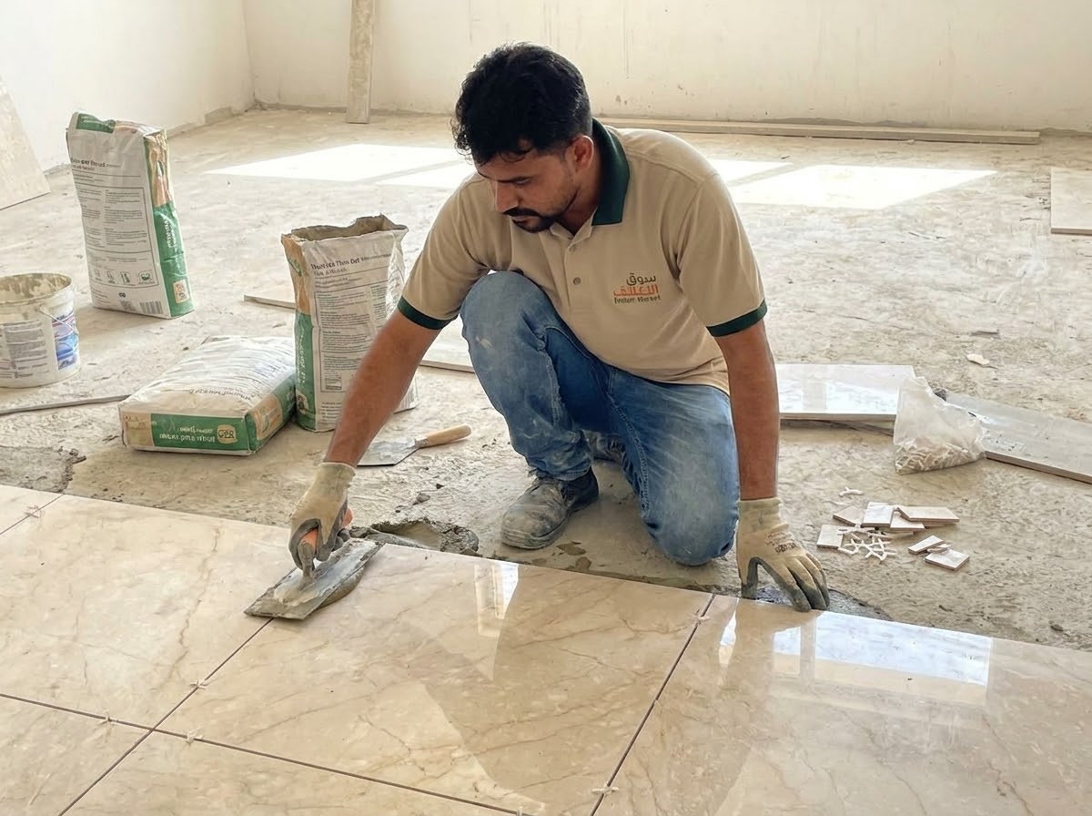 Precision Floor Tiling and Diamond Marble Polishing UAE